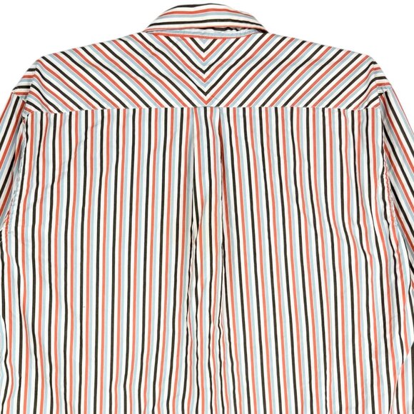 Tommy Hilfiger Men's Long Sleeve Buttons Striped Multicolor Shirt Size XXL - Picture 4 of 8